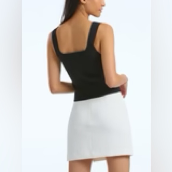 525 America Eva Square Neck Tank in Black Size S - Picture 6 of 6